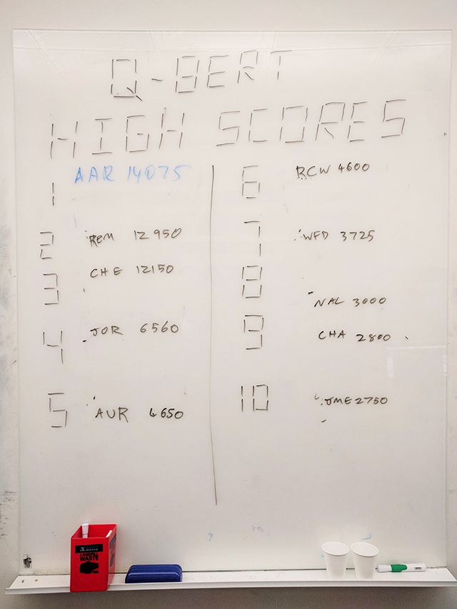 Final scores at the Maths Arcader