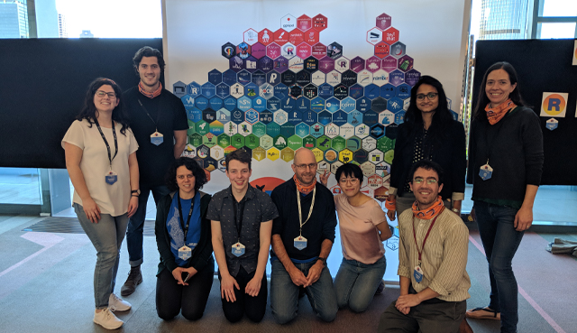 ACEMS attendees at the UseR Conference in Brisbane